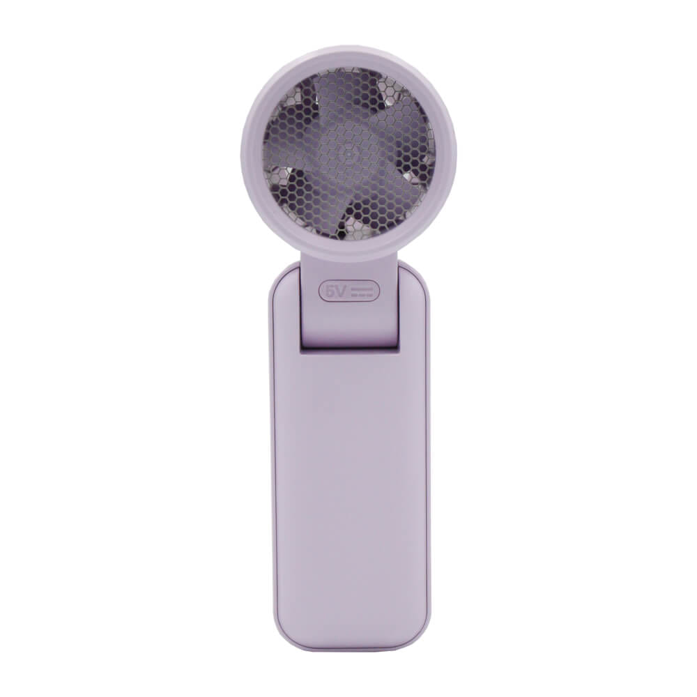 พัดลมพกพา SONAR FLYBIRD รุ่น RD18 แบตเตอรี่ 3000MAH ลมแรง 5 สปีด สีม่วง_4